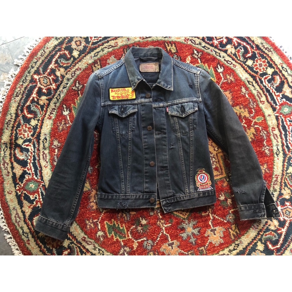 Levi Grateful Dead Distressed Denim Jacket